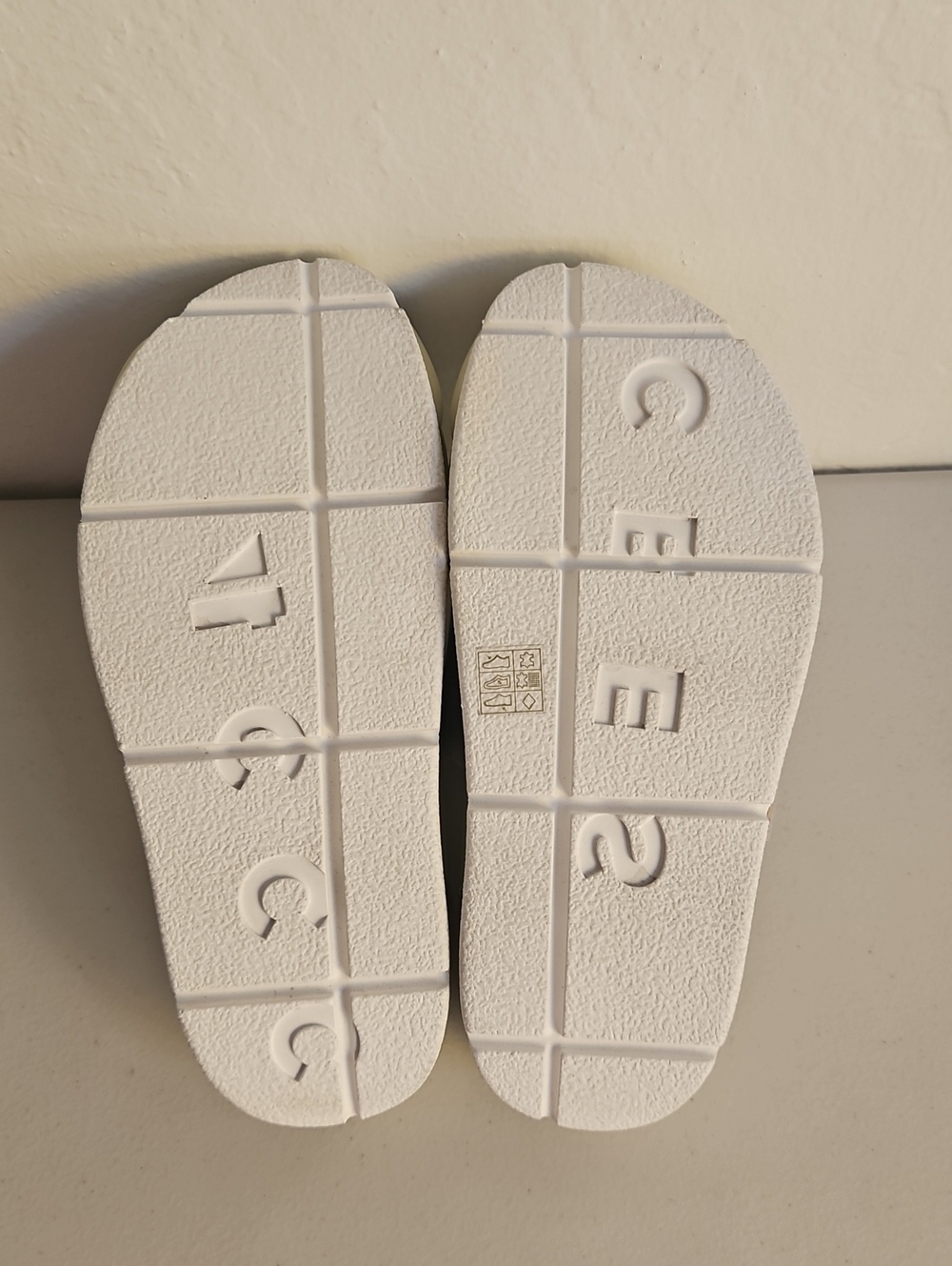 4CCCCEES Mellow Glow Leather Platform Slide ln Silver - Picture 6 of 6